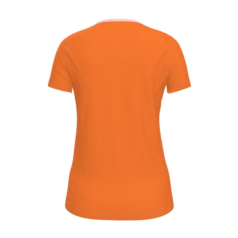 Amai Orange Carnaby V-neck Tee