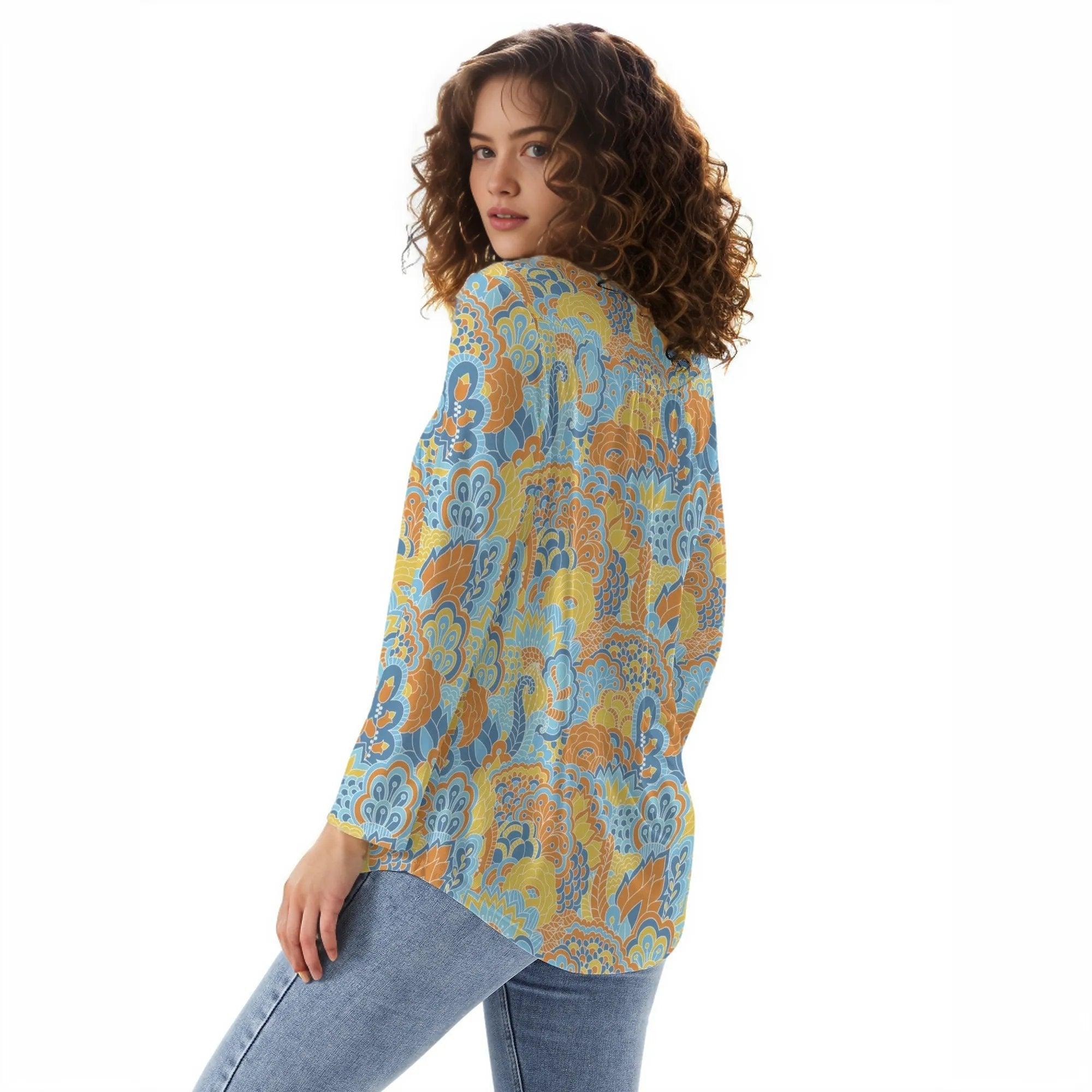 Pinsa Babydoll Long Sleeve Top - Blissfully Brand