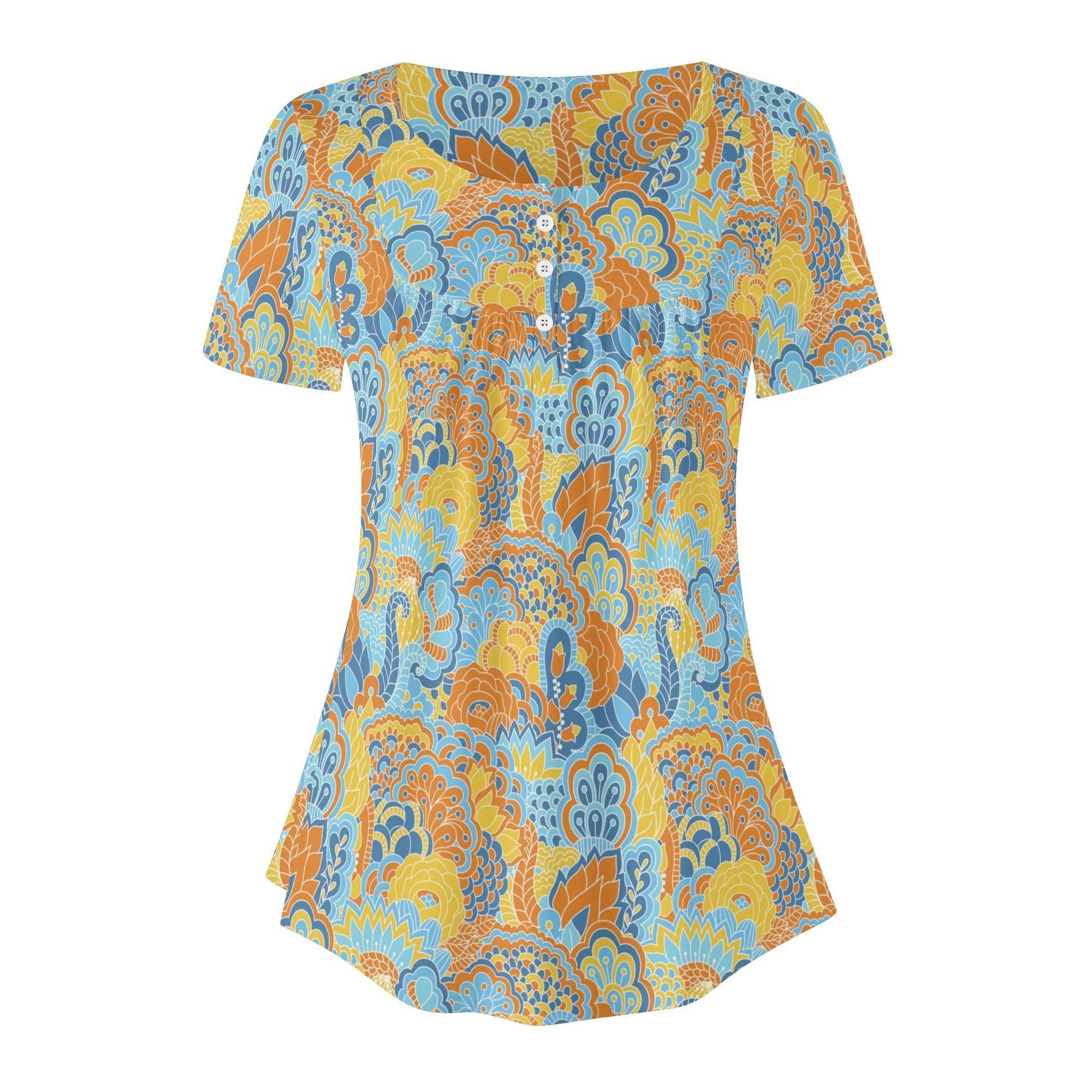 Pinsa Scoop Neck Relaxed Top - Blissfully Brand