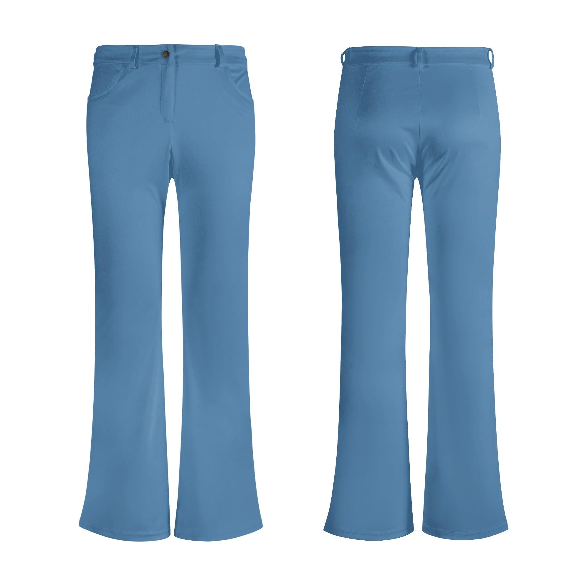 Pinsa Blue Flared Leggings - Blissfully Brand