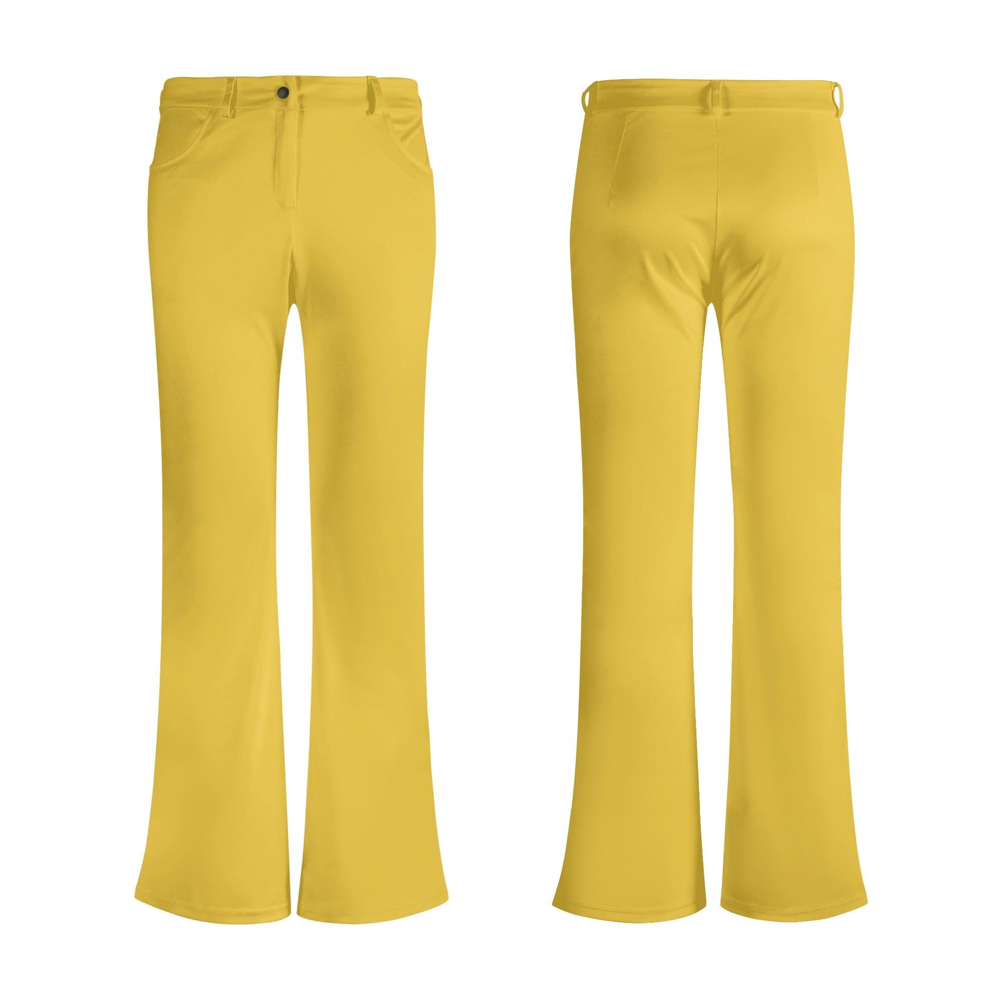 Pinsa Yellow Flared Leggings - Blissfully Brand