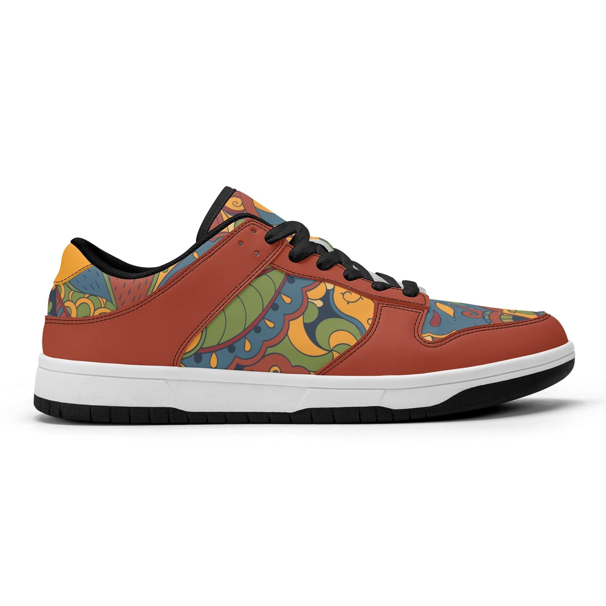 Ebisa Mixed Media Low Top Sneakers - Blissfully Brand