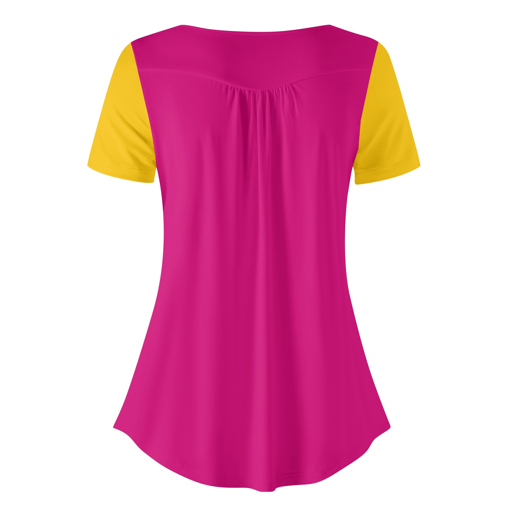 Flight 929 Color Block Scoop Neck Relaxed Top - Airline Series