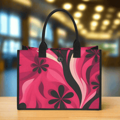 Honolulu Button Canvas Travel Tote - Airline Series