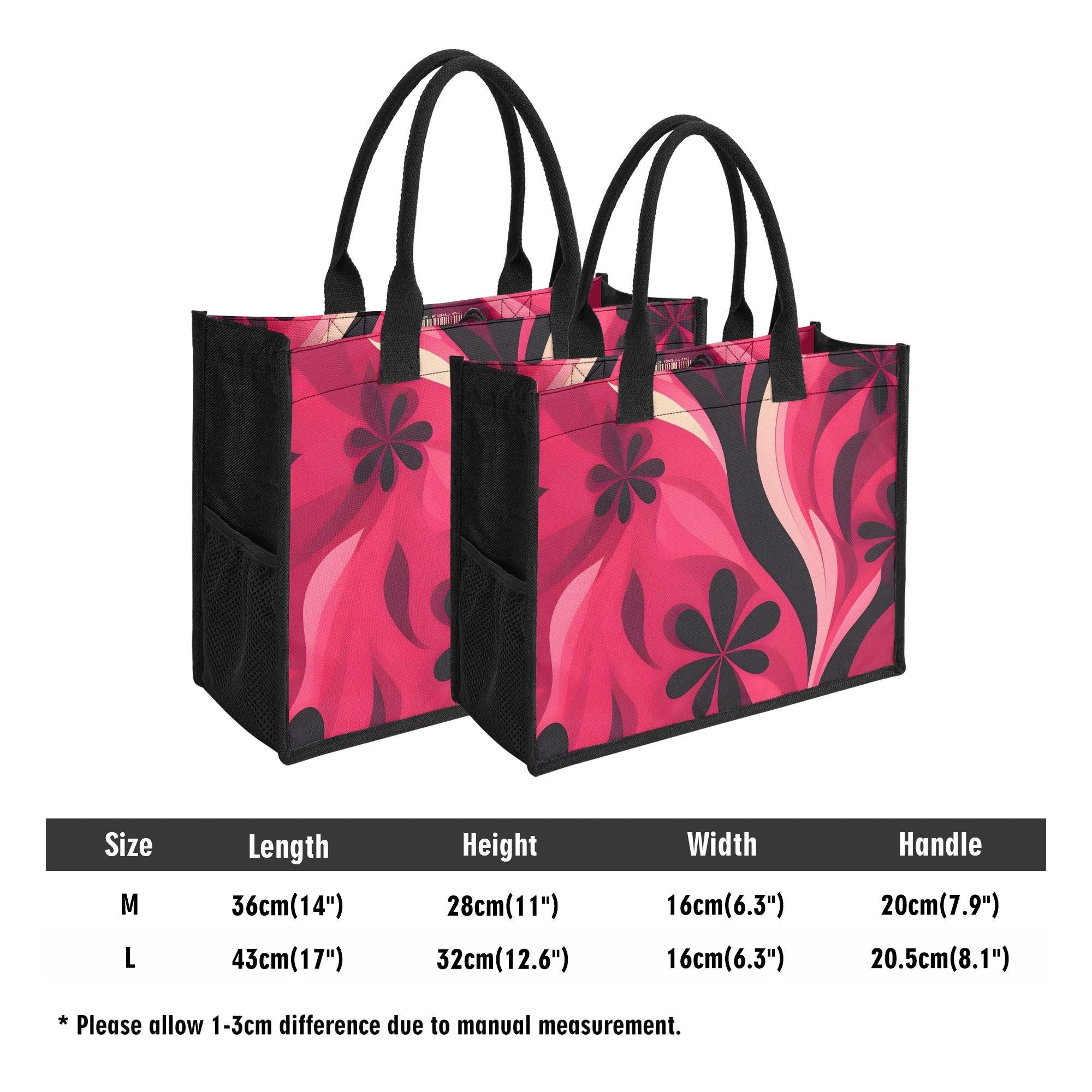 Honolulu Button Canvas Travel Tote - Airline Series