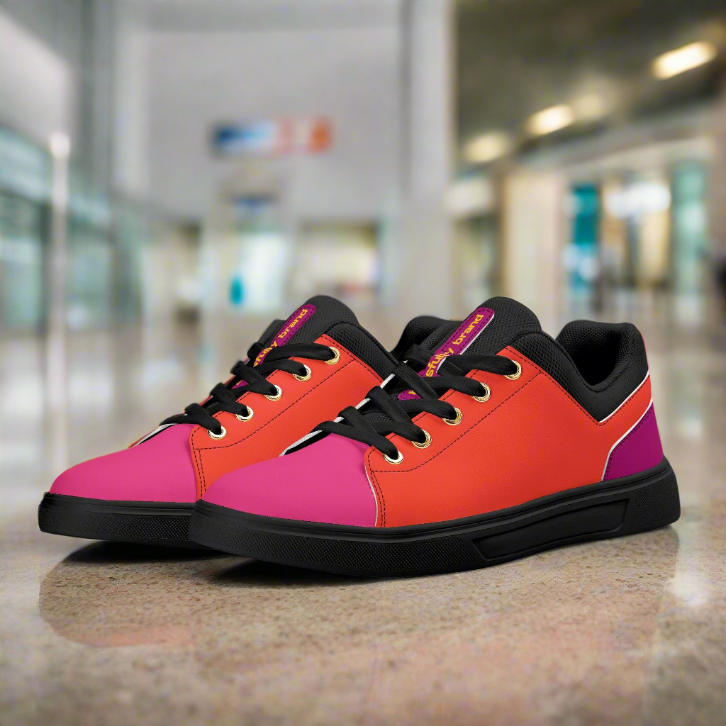 Munich Color Block Lightweight Low Top Sneakers - Airline Series