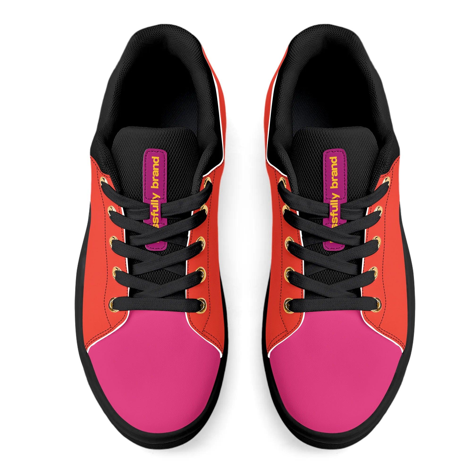 Flight 929 Color Block Low Top Skater Shoes