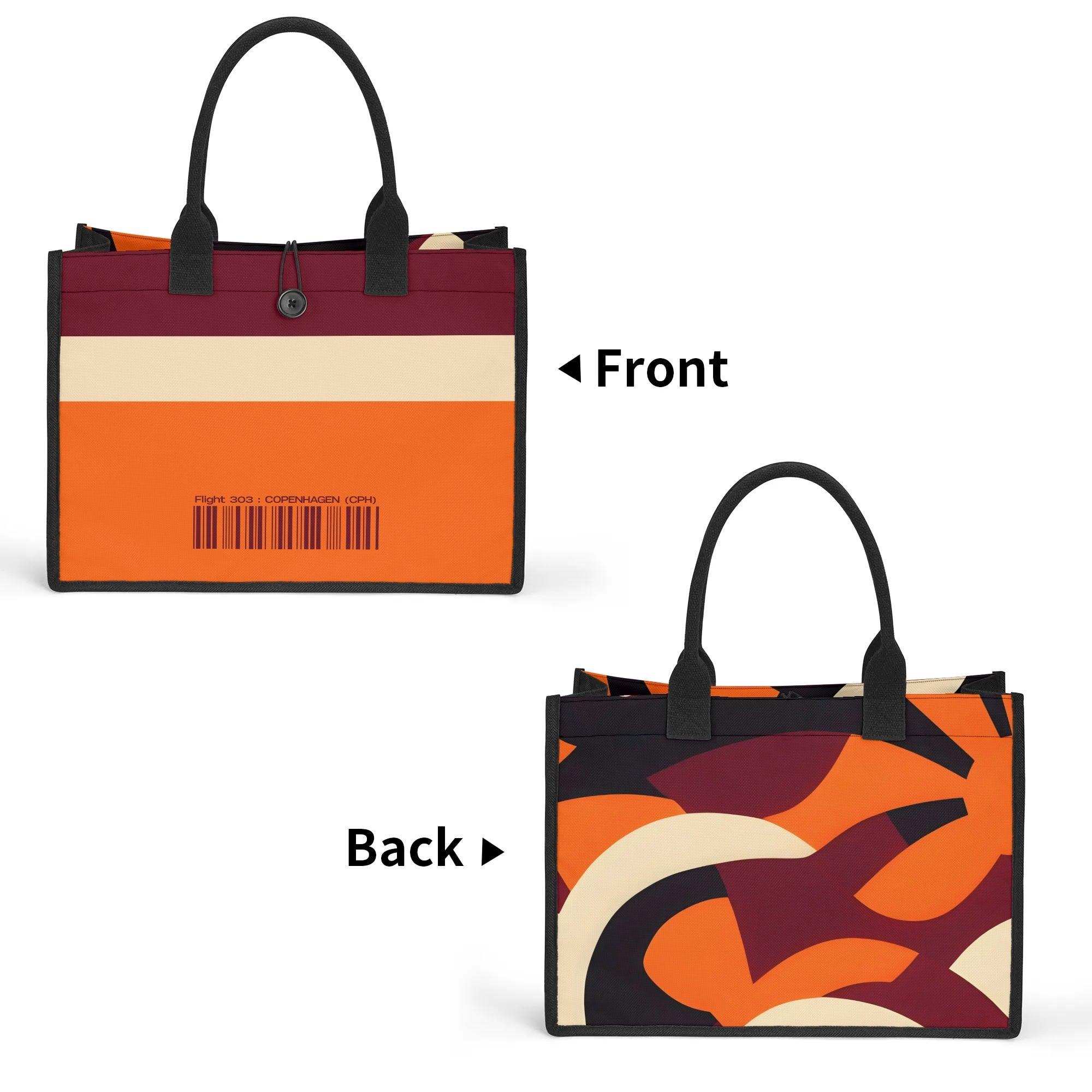 Copenhagen Canvas Color Block & Patterned Travel Tote - Airline Series