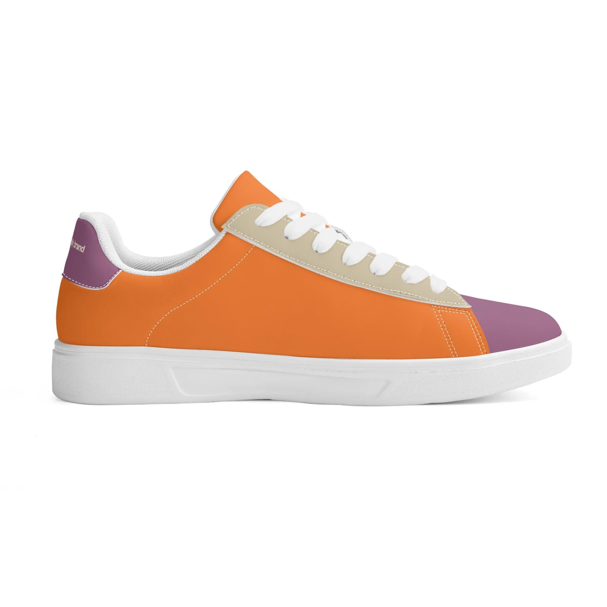 Amai Color Block Low Top Faux Leather Skate Sneakers