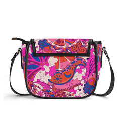 Sameria Leather Saddle Bag