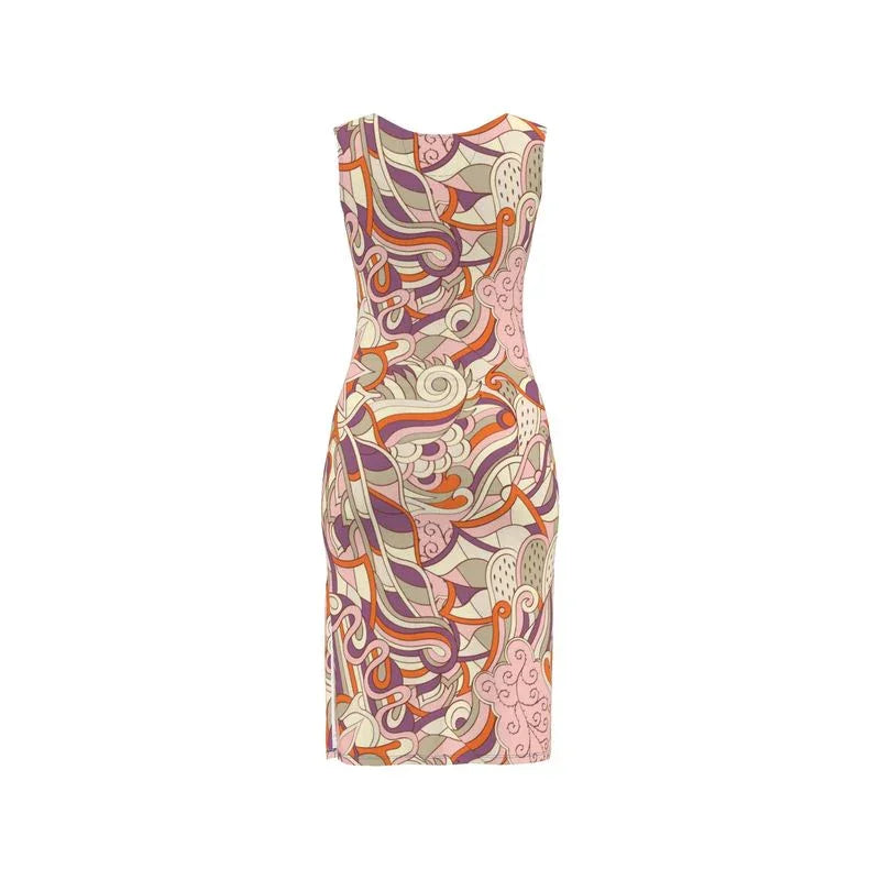 Amai Bodycon Split Leg Midi Dress