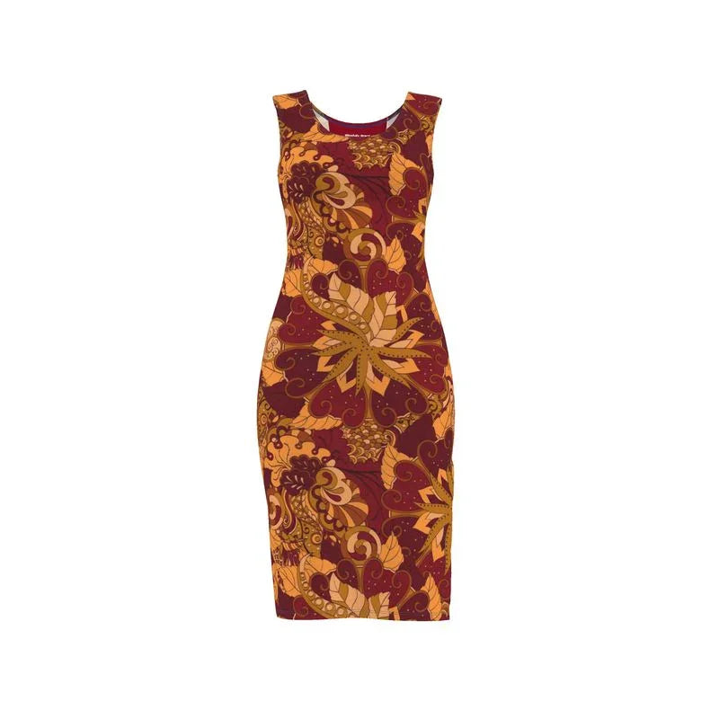 Renai Bodycon Split Leg Midi Dress