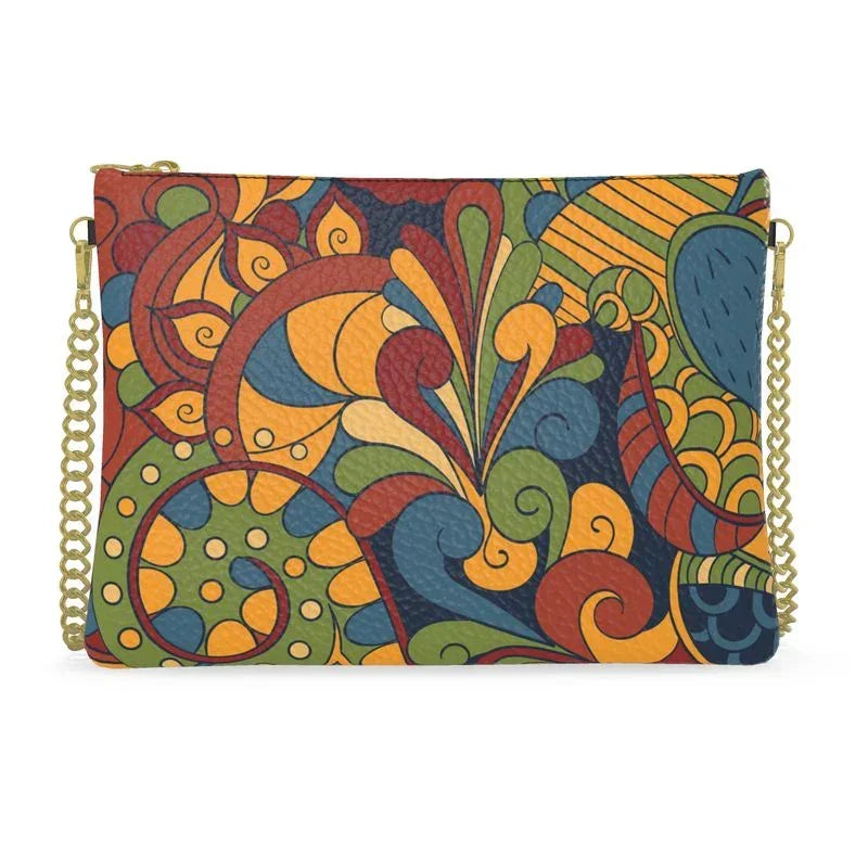 Ebisa Crossbody Leather Chain Bag