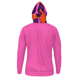 Flight 239 - Pink Zipped Hoodie - Airline Series - Blissfully Brand