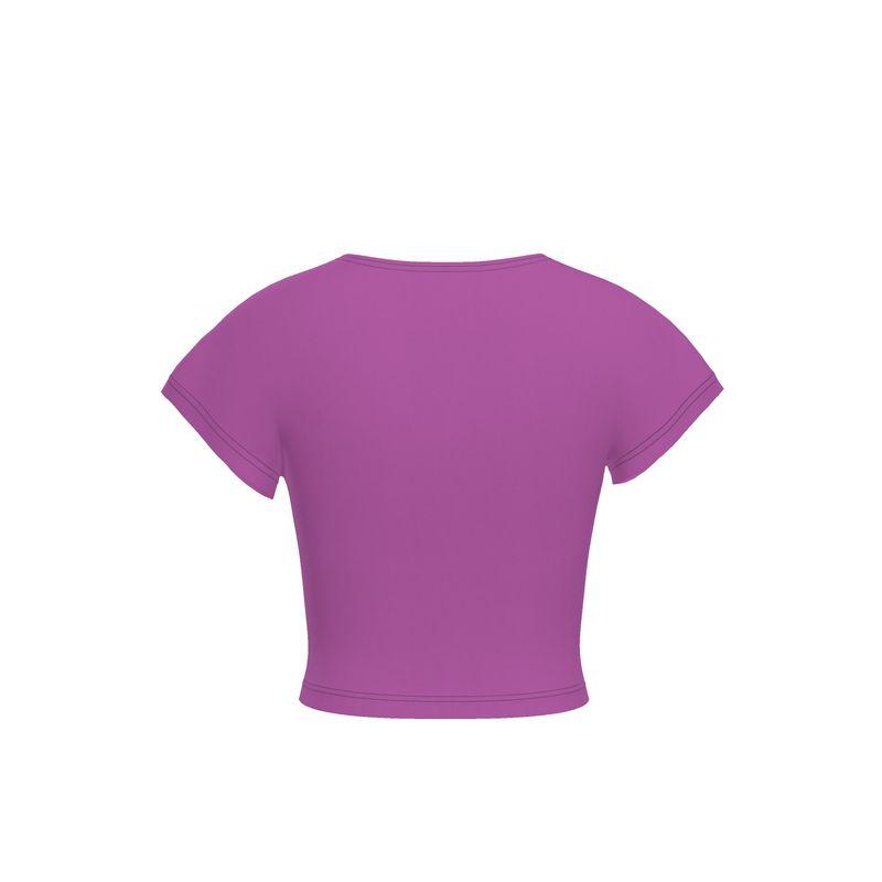 Nela Violet Cropped Tee