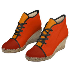 Ame Color Block Wedge Espadrilles