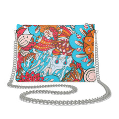 Inia Crossbody Leather Chain Bag