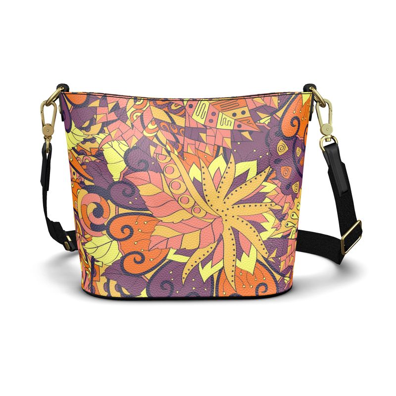 Aki Leather Bucket Bag