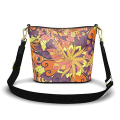 Aki Leather Bucket Bag