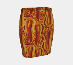 Ame Fitted High Waist Skirt