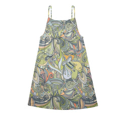 Jana Drawstring Neck Sleeveless Dress