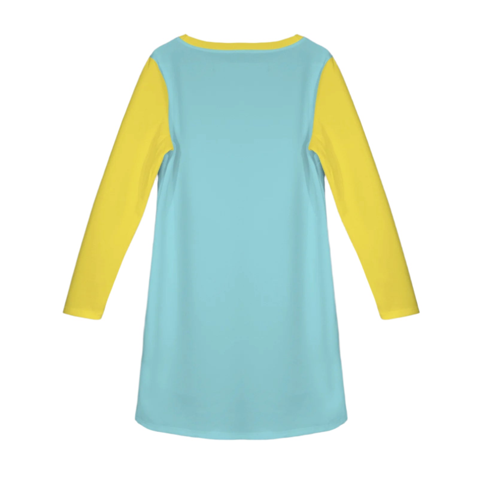 Inela Spacer Dress (Golden Dream Yellow & Seagull Blue)