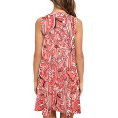 Citra Sleeveless Tank Pocket Dress
