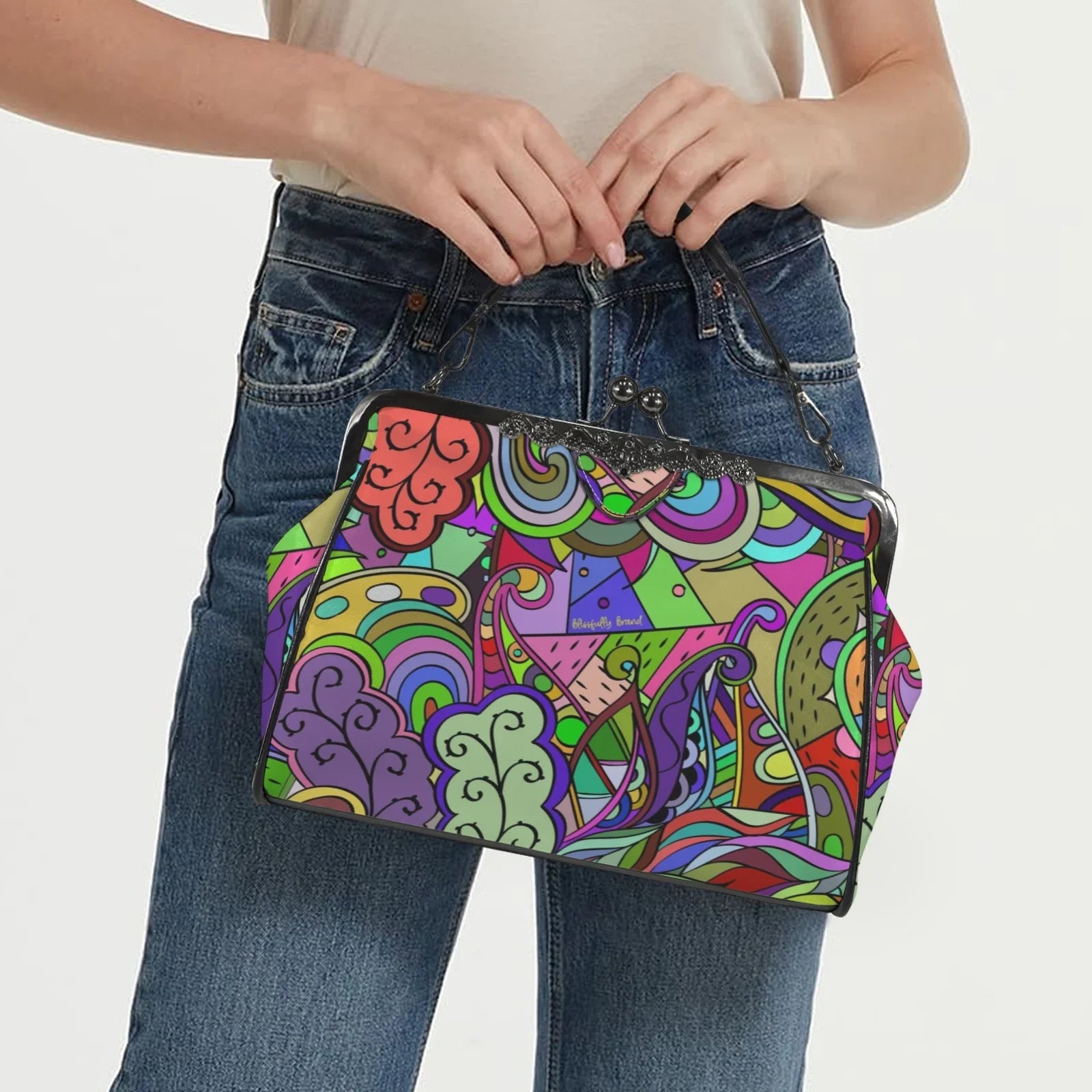 Eranas Kiss-Lock Handbag