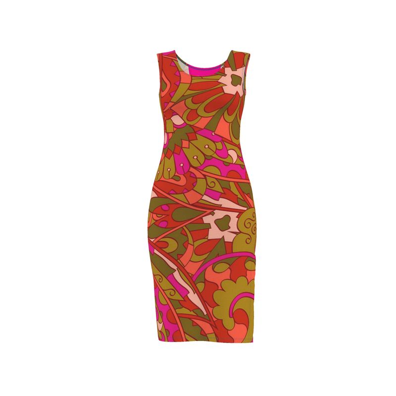 Mina Bodycon Split Leg Midi Dress