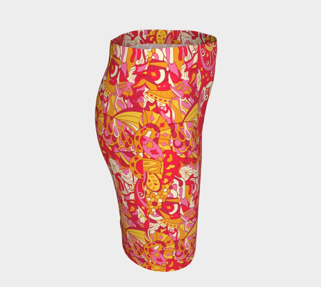 Decora Fitted High Waist Skirt