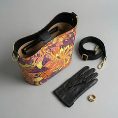 Aki Leather Bucket Tote