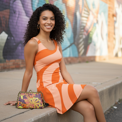 Aki Small Leather Metal Frame Clutch