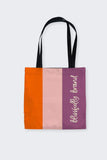 Amai Color Block Large Canvas Tote Bag - Blissfully Brand