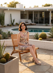 アマイ アシンメトリー ミディドレス