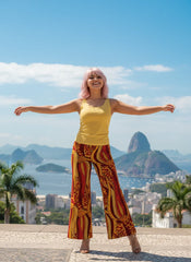 Ame High Waist Palazzo Pants