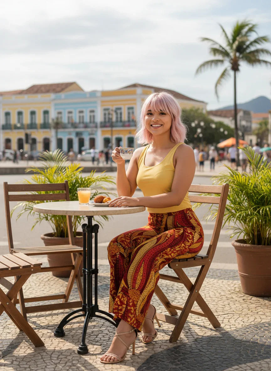 Ame High Waist Palazzo Pants