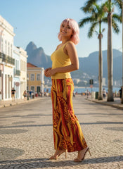 Ame High Waist Palazzo Pants