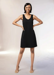 Ame V-neck Sleeveless Reversible Dress