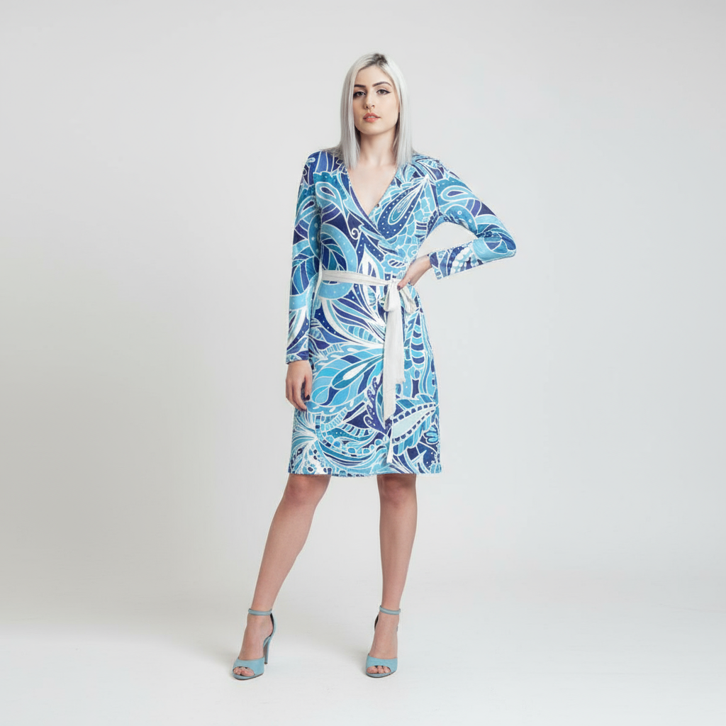 Aqui Wrap Dress
