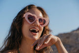 Ardor Heart Shaped Pink Sunglasses - Blissfully Brand