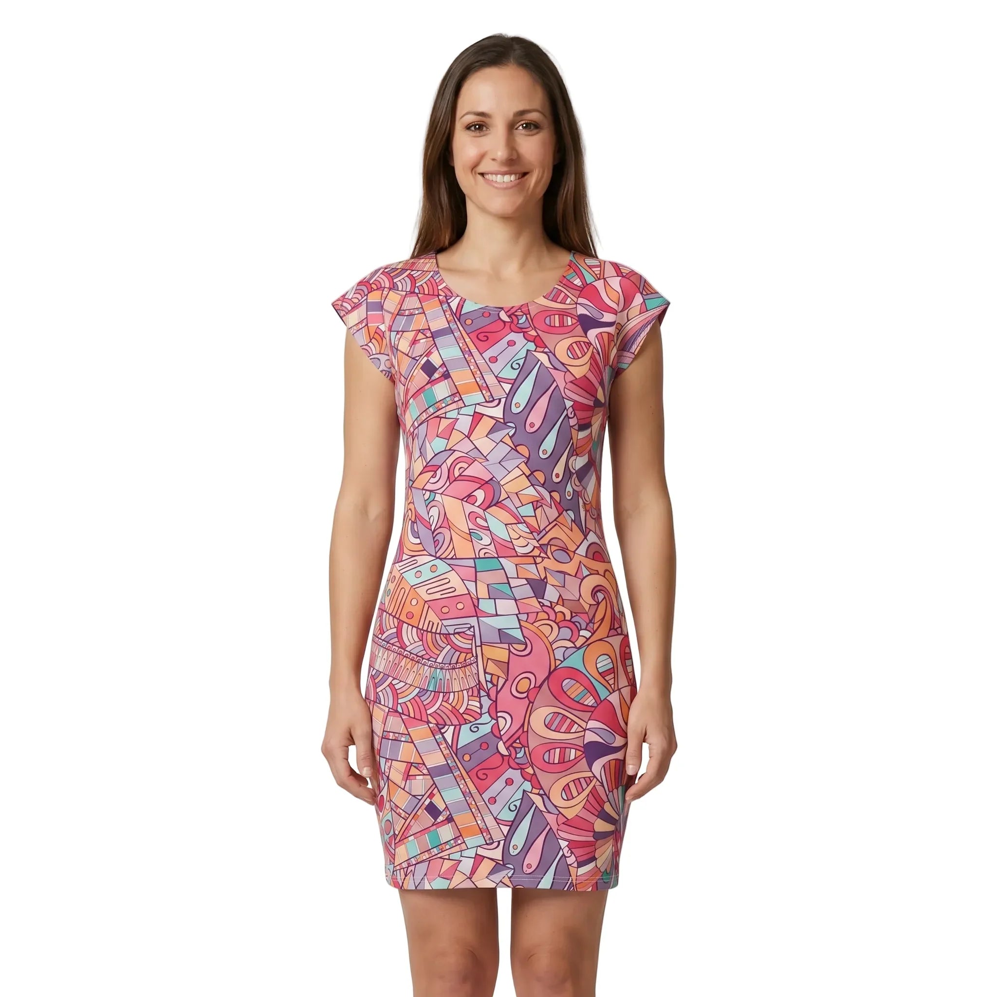 Baiu Stretch Mini Tee Dress