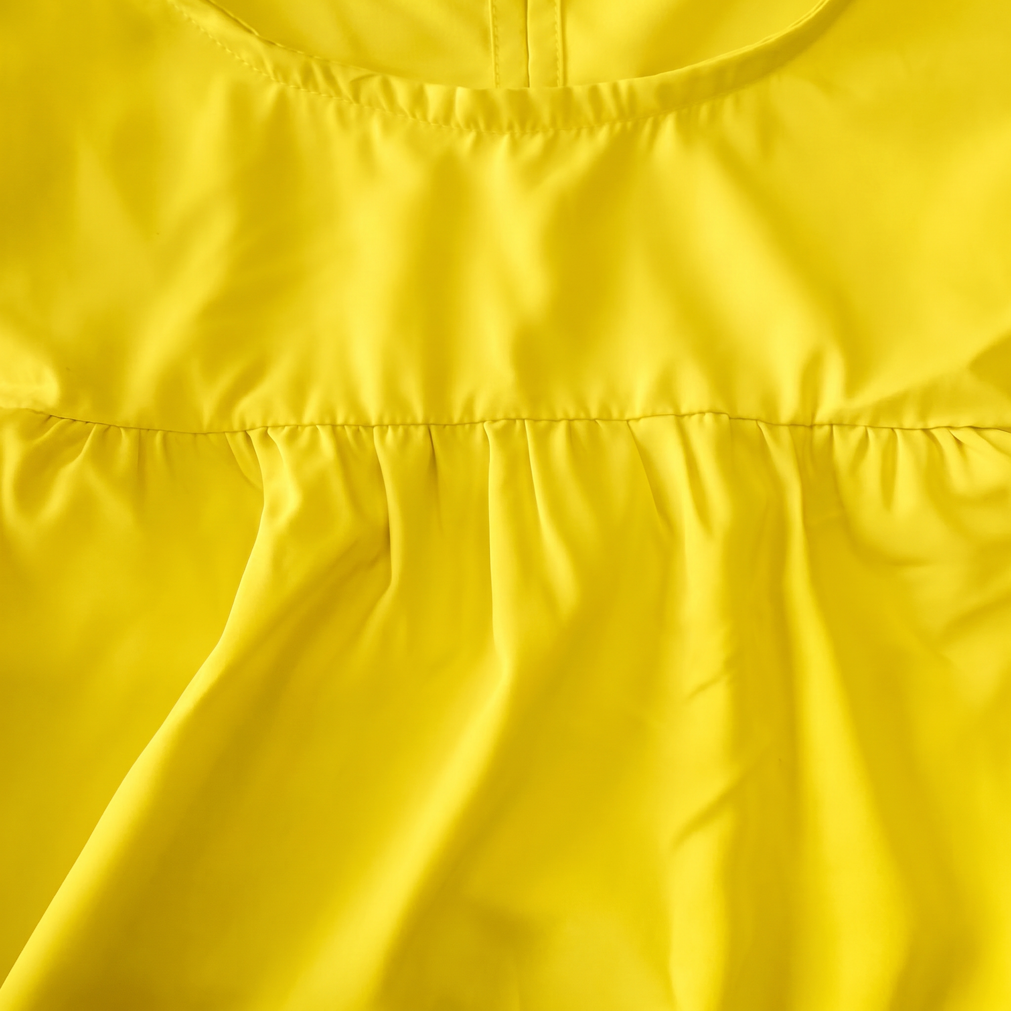 Lemon Babydoll Bell Sleeve Top - Core Essentials