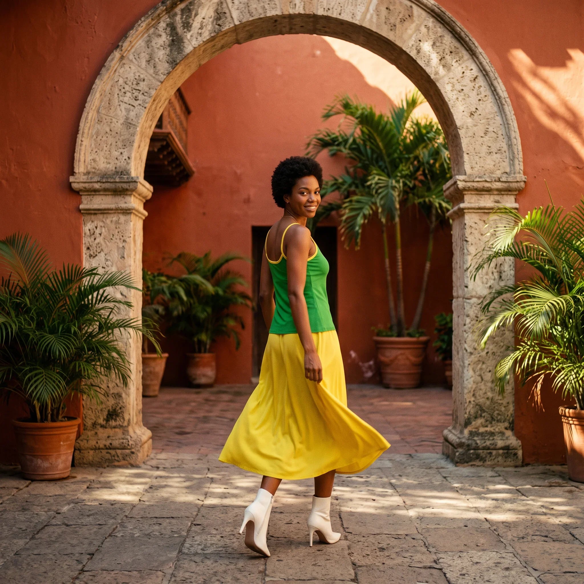 Lemon Lime Cami Top - Core Essentials