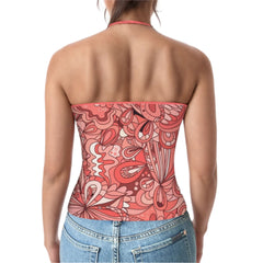 Citra Halter V-neck Cami Top