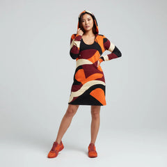 Copenhagen Print Hoodie Dress - Airline Series