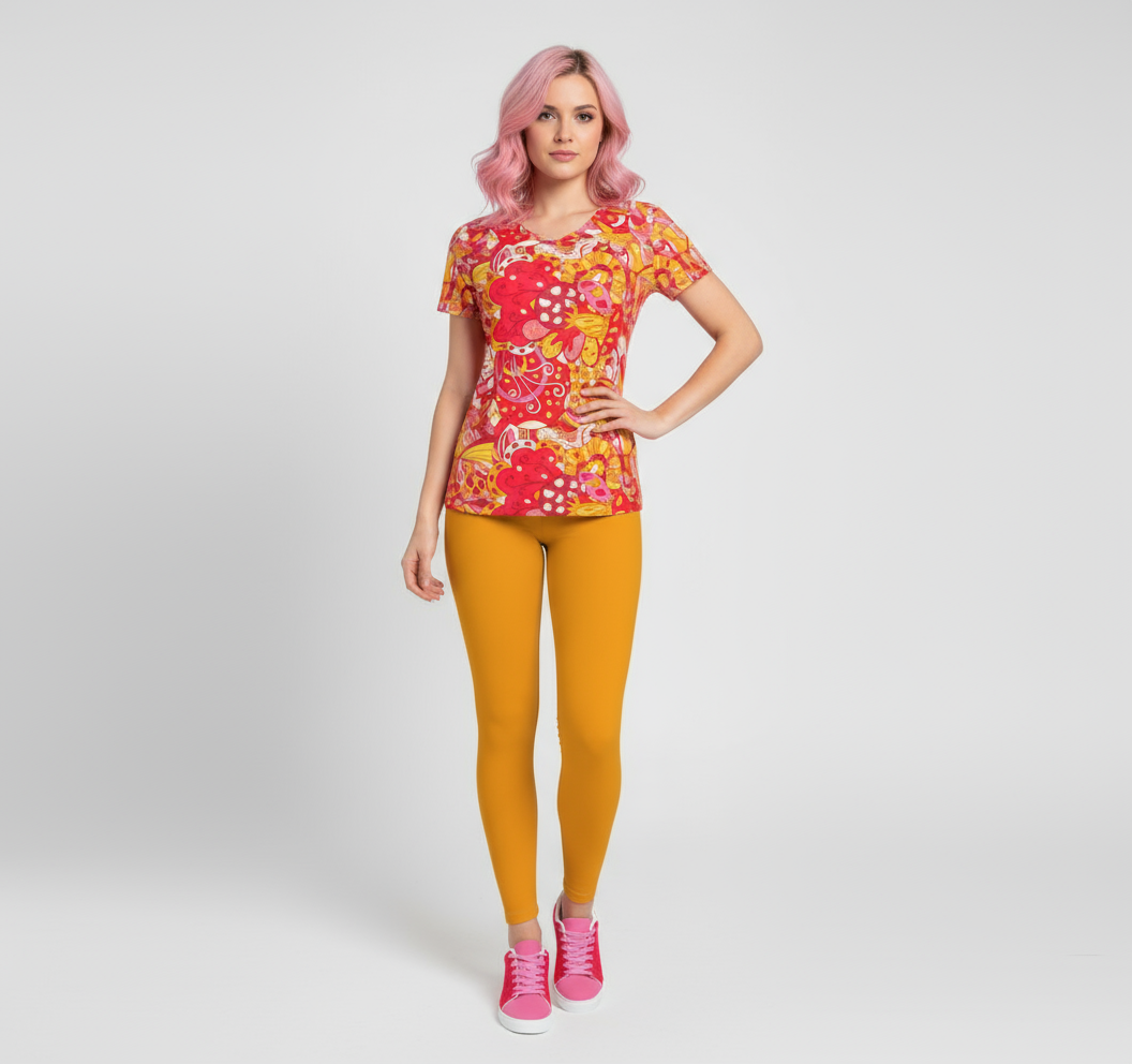 Decora V-neck Tee