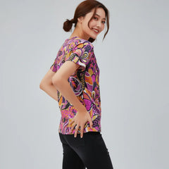 Ela クルーネック フィット T シャツ