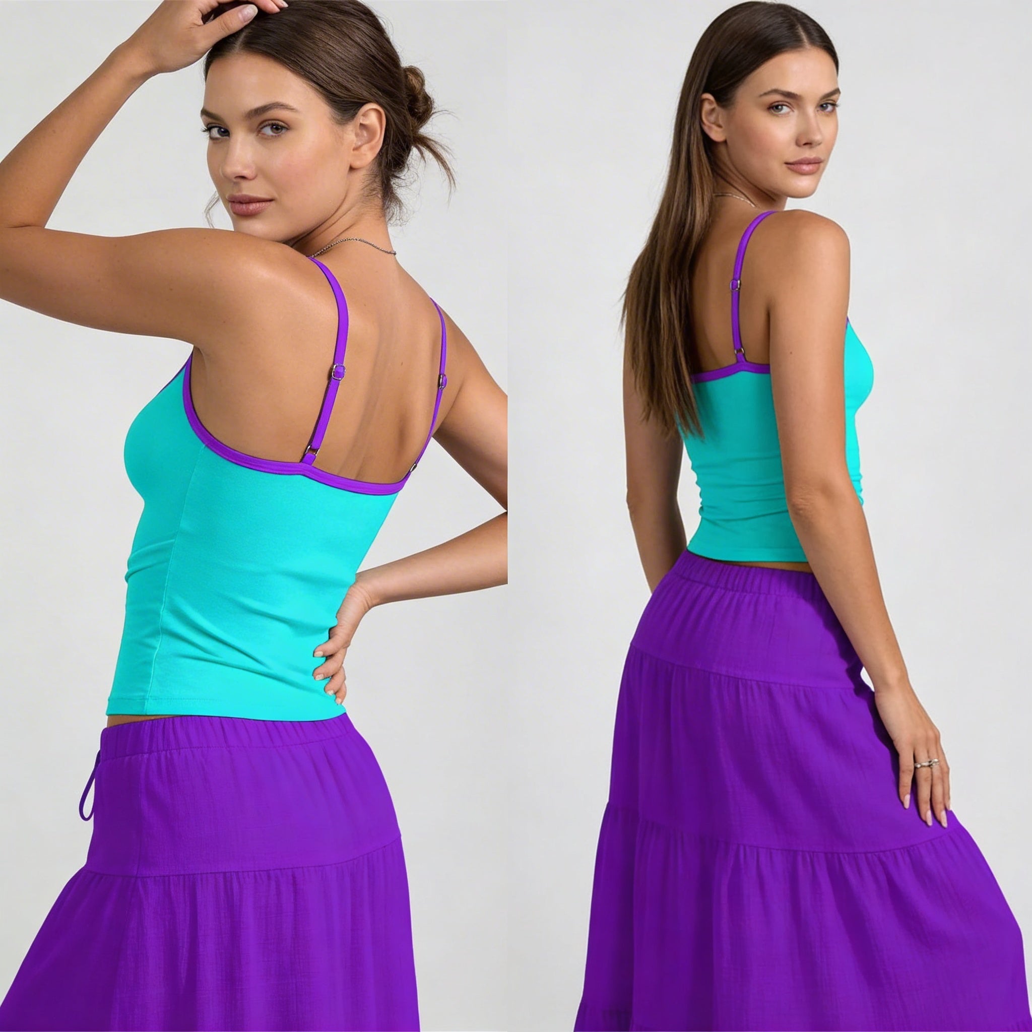 Cyan Cami Tank Top - Core Essentials