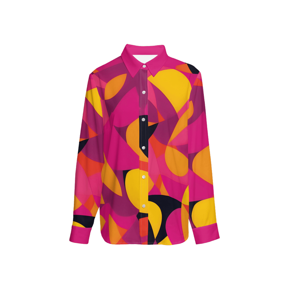 Munich Long Sleeve Button Up Print Shirt - Airline Series