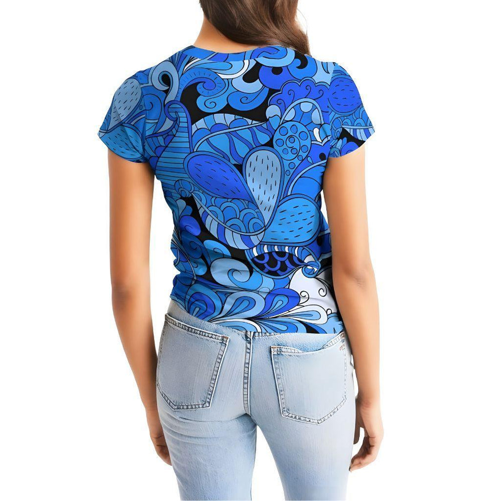 Ima Crew Neck Fitted Tee - Blissfully Brand